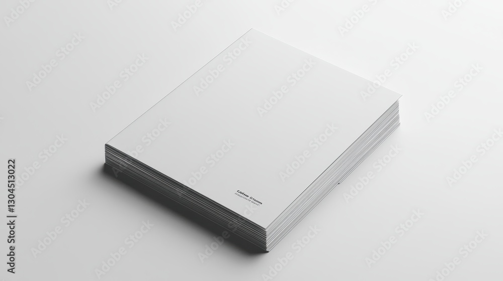 A sleek, minimalist brochure and catalog mock up, featuring a clean white background and subtle shadows to highlight the design is texture and depth, inviting viewers to explore a world of A sleek, minimalist brochure and catalog mock up, featuring a clean white background and subtle shadows to highlight the design is texture and depth, inviting viewers to explore a world of