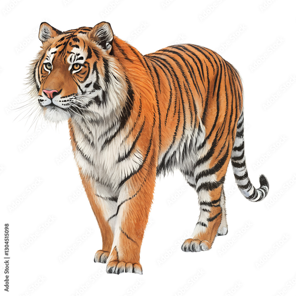 Fototapeta premium tiger background-free image