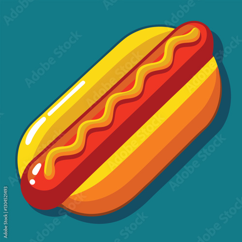 hot dog vector