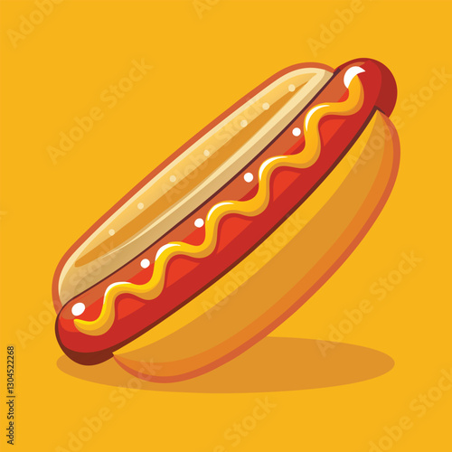 hot dog vector