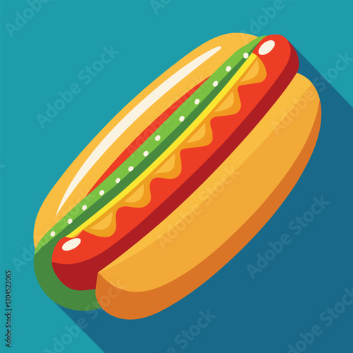 hot dog vector
