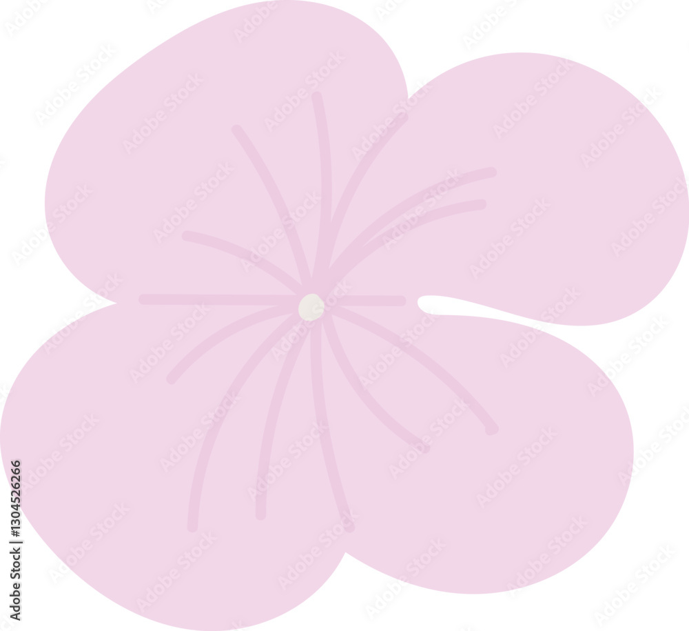 Hydrangea Flower Hand Drawn Hydrangea Flower Hand Drawn