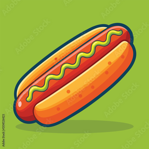 hot dog vector
