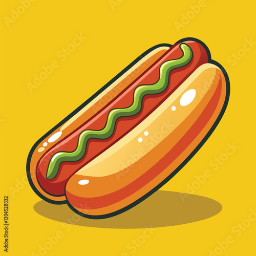 hot dog vector