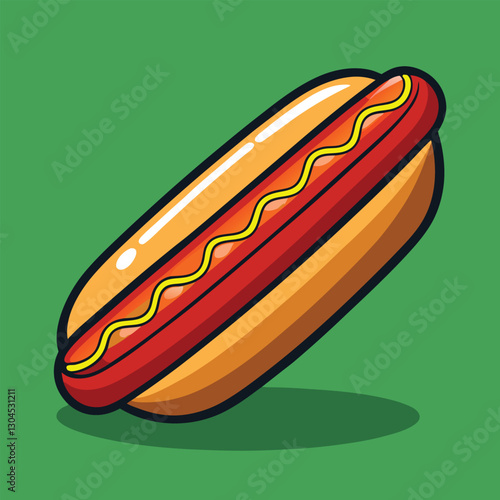 hot dog vector