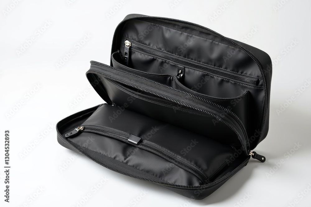 Stylish black organizer for everyday essentials Stylish black organizer for everyday essentials