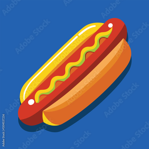 hot dog vector