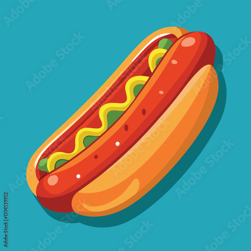 hot dog vector