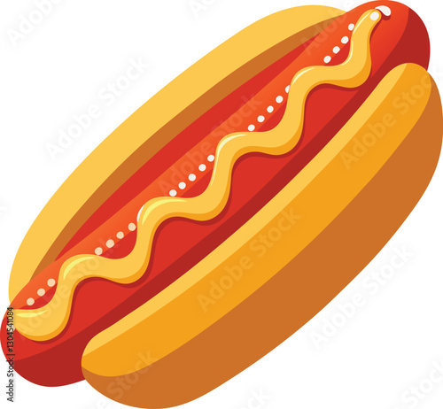 hot dog vector