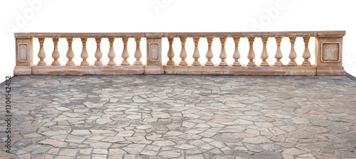 Photography Classic stone italian balustrade