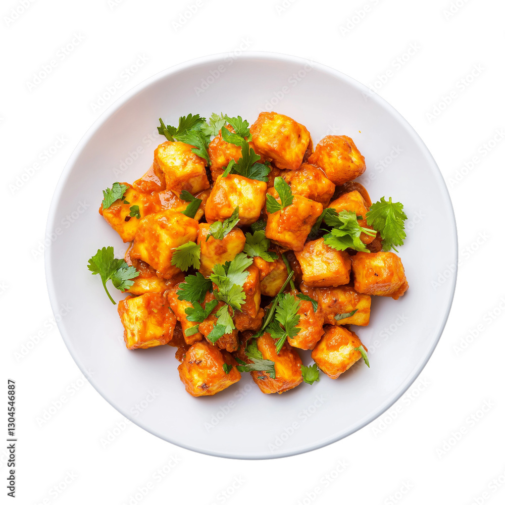 Paneer tikka isolated on a transparent background. Cubes of paneer grilled in tandoor. Indianfood for menu, restaurants, banners, design. Chaitra Navratri holiday food. Paneer tikka isolated on a transparent background. Cubes of paneer grilled in tandoor. Indianfood for menu, restaurants, banners, design. Chaitra Navratri holiday food.