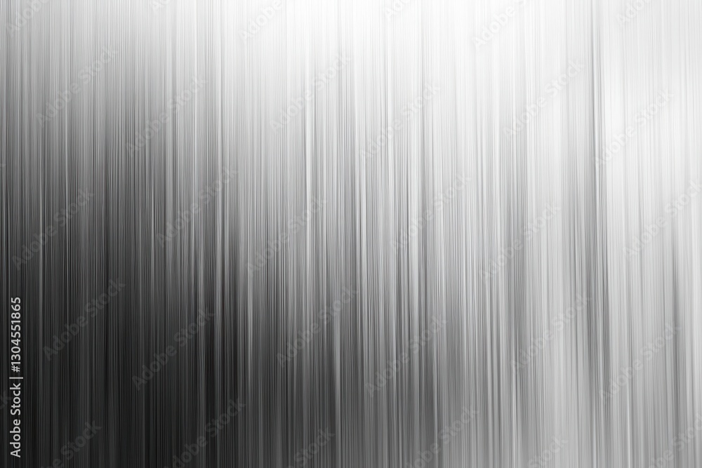 Fototapeta premium Metallic silver gradient texture with abstract monochrome effect on metal surface for modern branding, design projects, and artistic themes in contemporary aesthetics