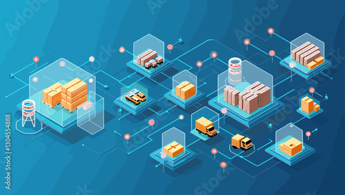 Efficient Supply Chain Management with Automated Inventory Tracking and Optimized Logistics Network