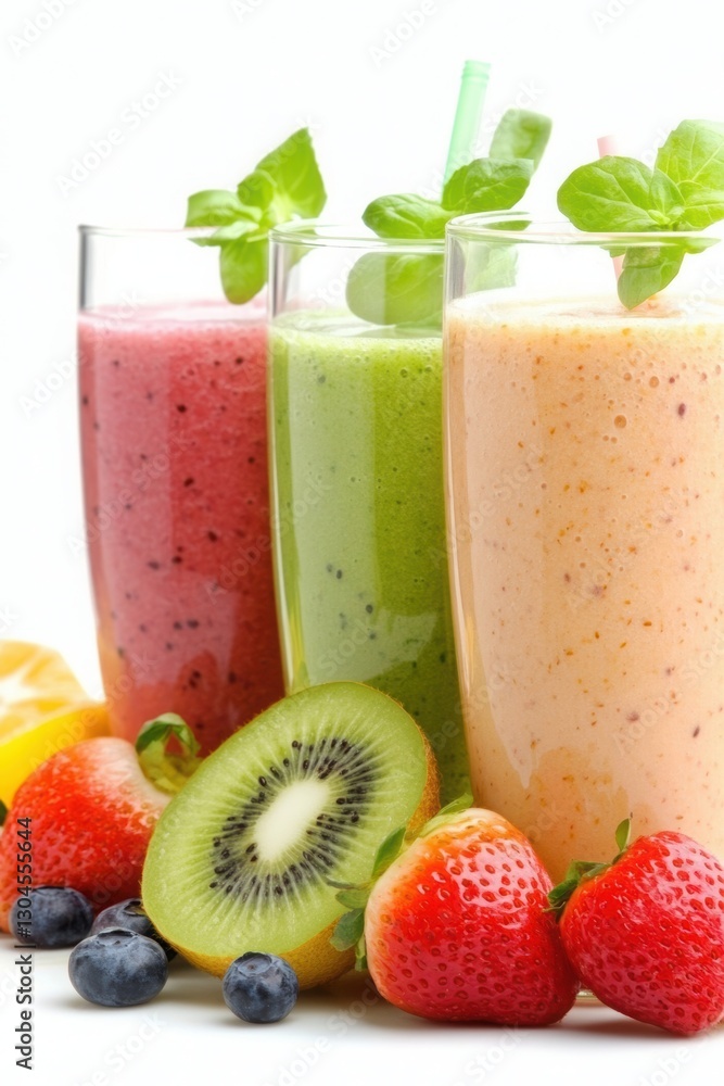 Smoothies, healthy food and greens on a white background. Smoothies, healthy food and greens on a white background.