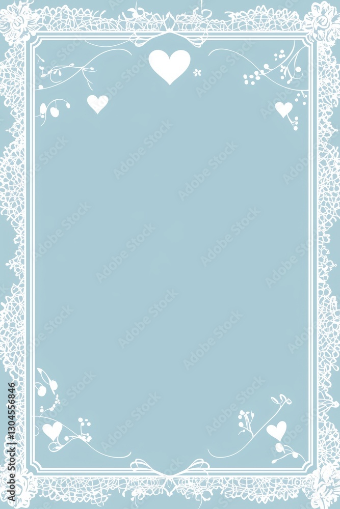 Abstract lace borders flower accents background poster template Abstract lace borders flower accents background poster template