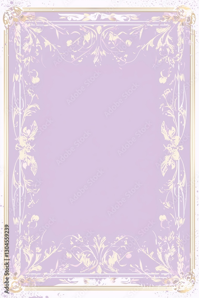 Abstract lace borders flower accents background poster template Abstract lace borders flower accents background poster template