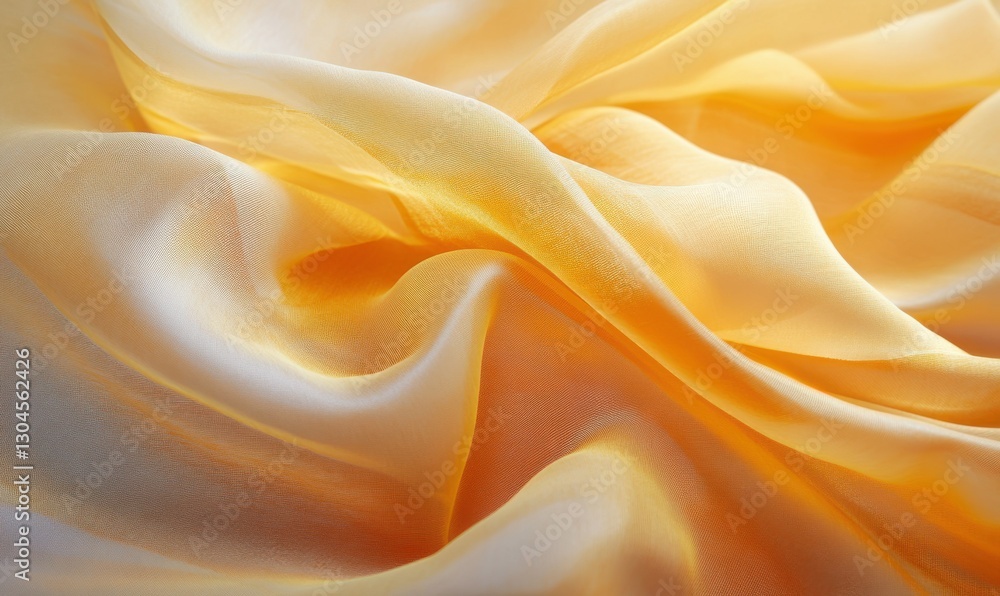 Dynamic close-up of flowing golden fabric illuminated by gradient light creating a luxurious and vibrant textile design . Dynamic close-up of flowing golden fabric illuminated by gradient light creating a luxurious and vibrant textile design .