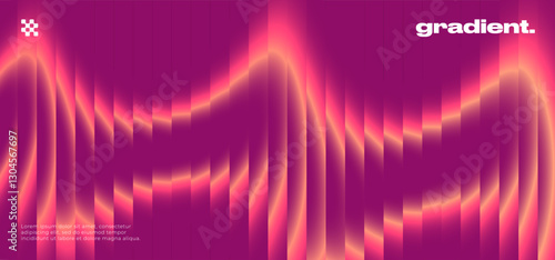 Ripple gradient background design. Modern ripple glass texture effect.