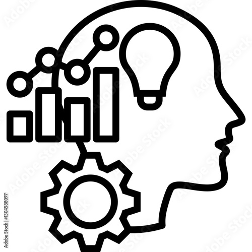 Growth Mindset line icon