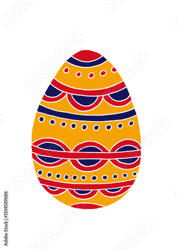 vector illustration of easter egg