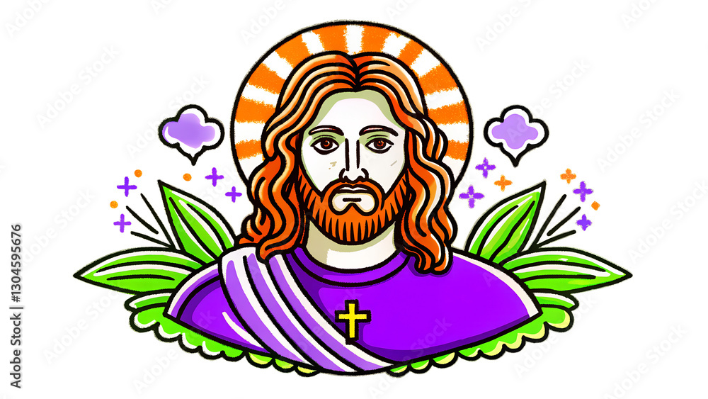 Jesus isolated on transparent background png Jesus isolated on transparent background png