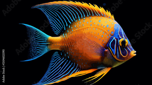 Beautiful fish illustration