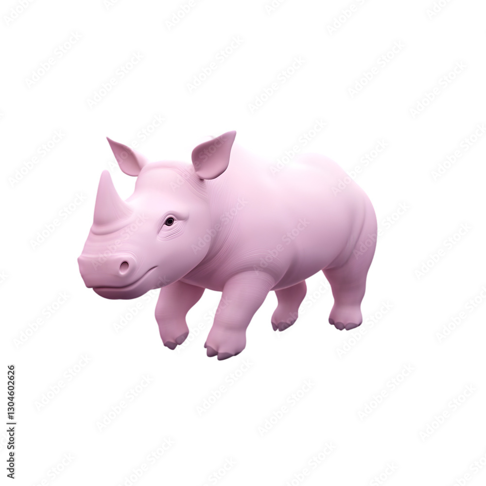 Fototapeta premium High-quality 3D animal icon with a polished and professional look