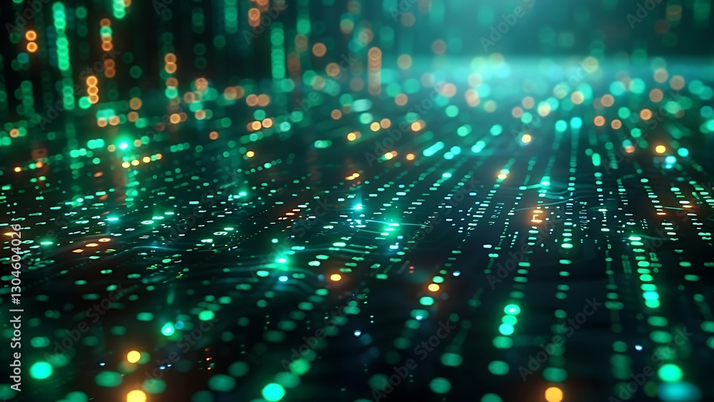 Futuristic Digital Data Matrix Cyberpunk Tech, AI & Virtual Reality Concept Futuristic Digital Data Matrix Cyberpunk Tech, AI & Virtual Reality Concept