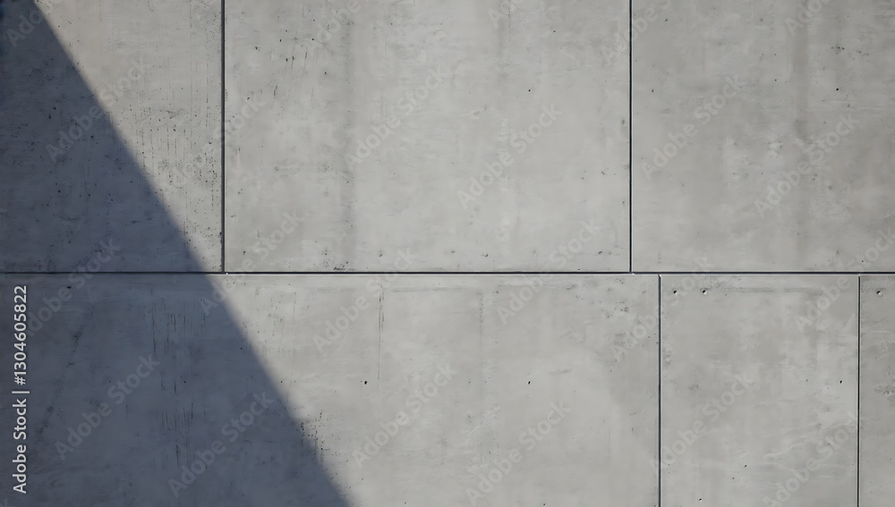 Fototapeta premium Sunlight and Shadow on Concrete Wall