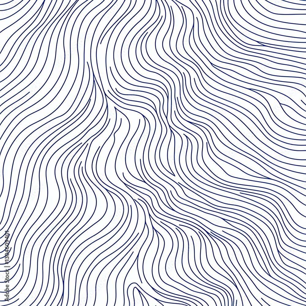 Abstract Blue Line Wave Pattern Abstract Blue Line Wave Pattern