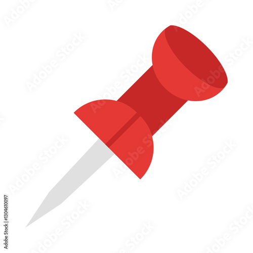 Push pin flat icon