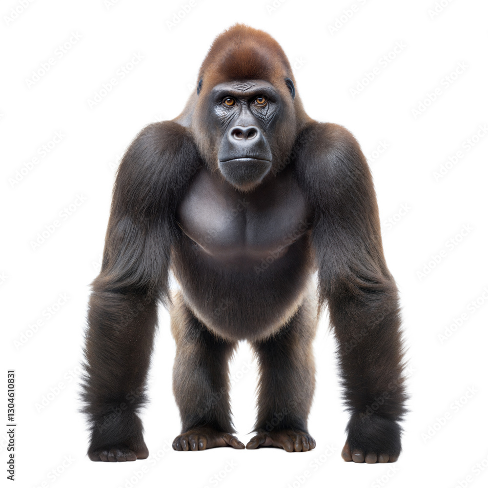 Obraz premium Cross River Gorilla AI Generated Image
