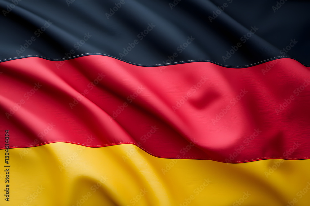 Fototapeta premium Bandera de Alemania concepto de orgullo de la cultura, economía y tradición