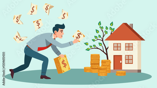 Navigating Financial Burdens: Man Grappling with Mortgage Debt, Loans, and Economic Hardships