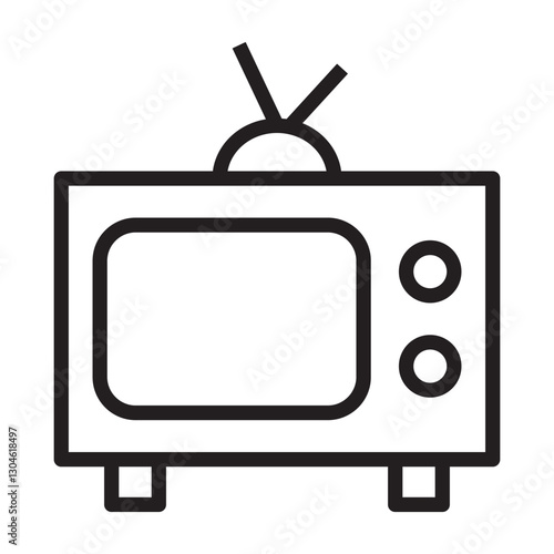 television vector icon