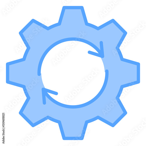 Automation Blue Icon