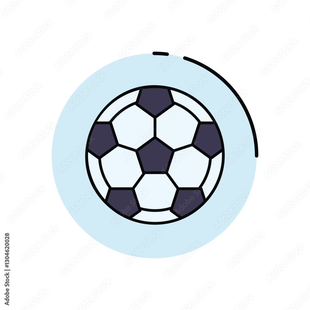Obraz premium Football Vector icon