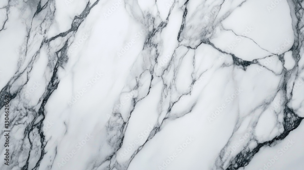 Elegant white marble texture with gray veining Elegant white marble texture with gray veining