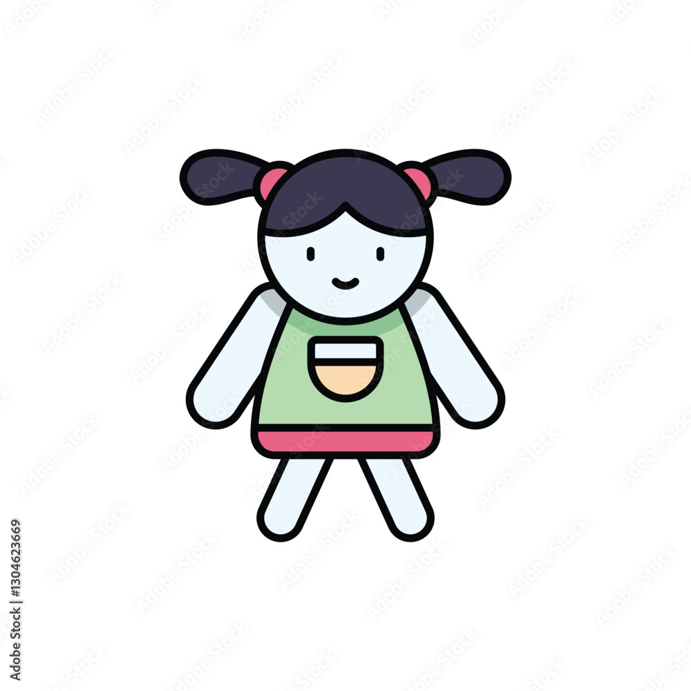Doll Vector icon Doll Vector icon