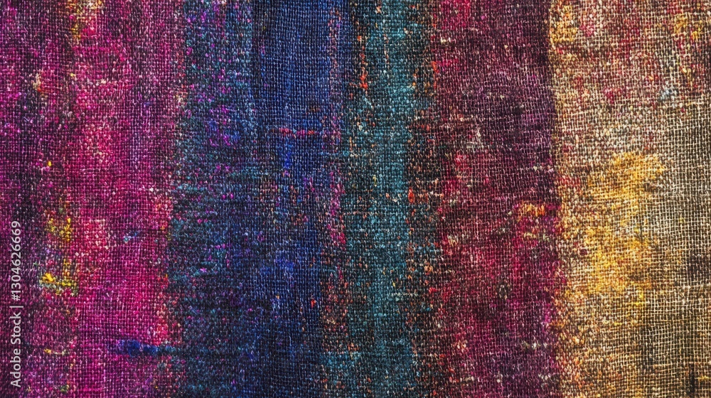 Obraz premium Abstract Colorful Woven Textile Fabric Texture