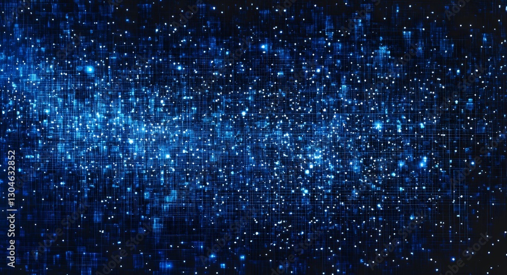 an abstract image of a data matrix in blue, representing information flow and digital technology an abstract image of a data matrix in blue, representing information flow and digital technology