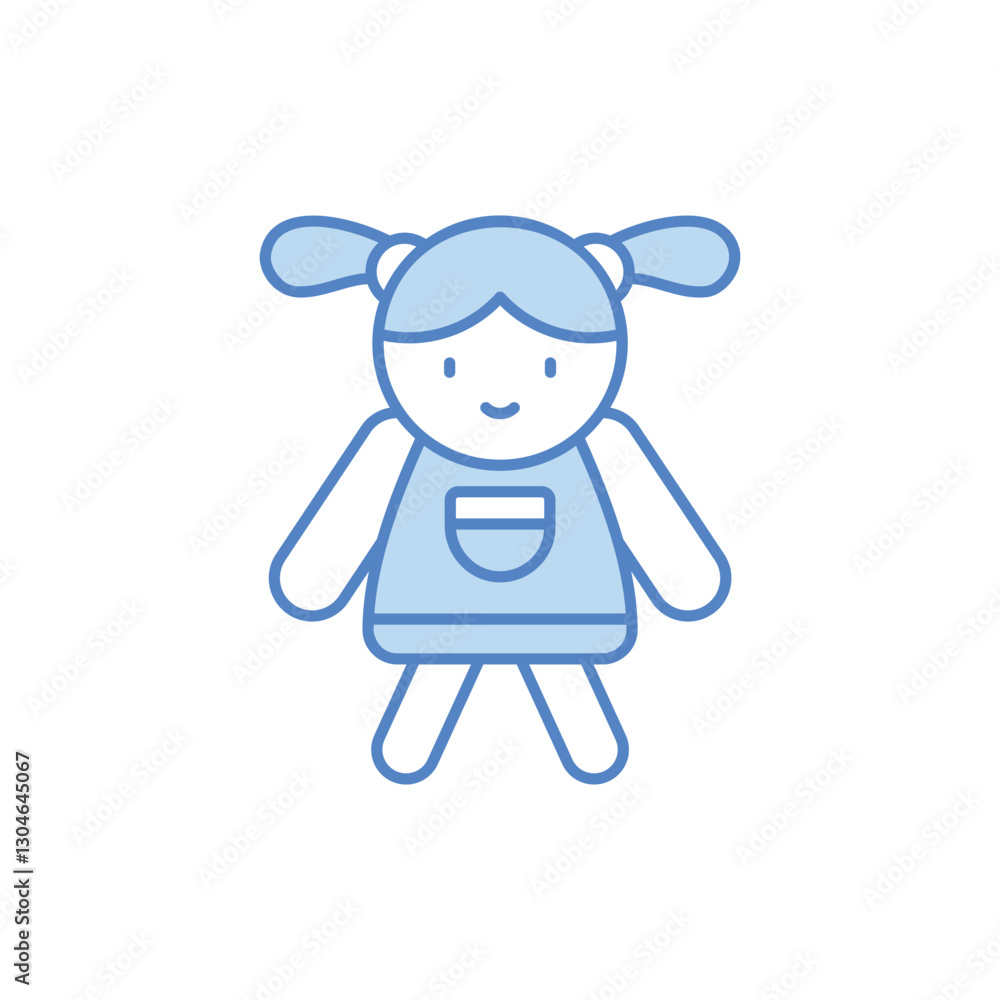 Doll Vector icon Doll Vector icon