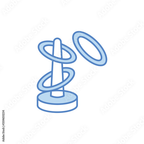 Ring Toss Vector icon