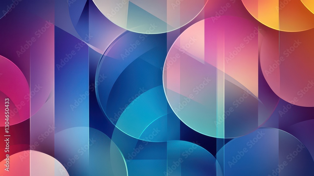Vibrant geometric background with interwoven shapes and glowing highlights Vibrant geometric background with interwoven shapes and glowing highlights