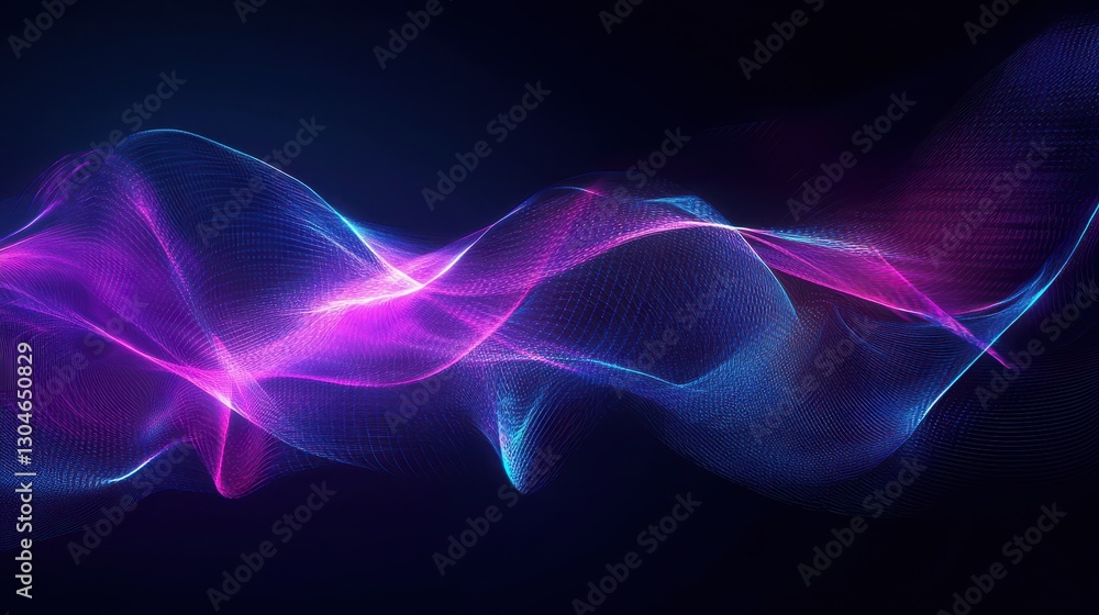 Futuristic background with glowing neon geometric patterns in blue and purple Futuristic background with glowing neon geometric patterns in blue and purple