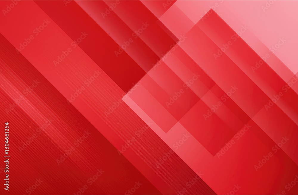 Obraz premium Dynamic red abstract design featuring geometric shapes and subtle line textures.