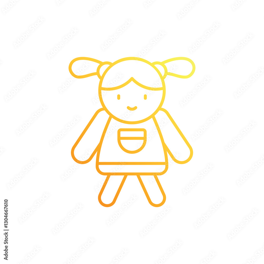 Doll Vector icon Doll Vector icon