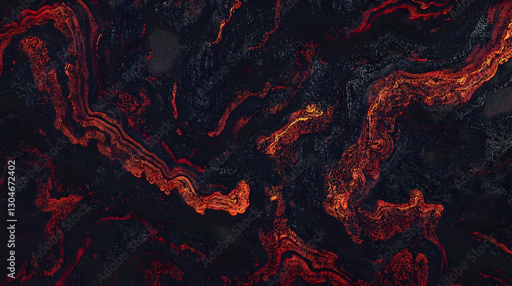 Molten Lava Flow Abstract Texture Molten Lava Flow Abstract Texture