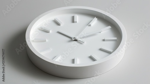 Wallpaper Mural White Wall Clock: With its minimalist design and crisp white face, this wall clock adds both practicality and beauty to any room, keeping time in style.
 Torontodigital.ca