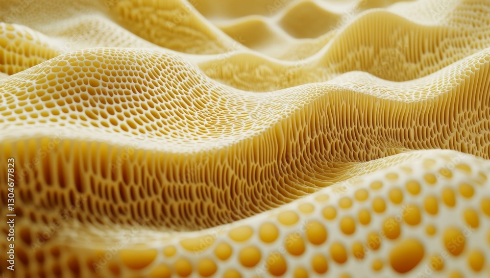 Abstract Honeycomb Texture Waves
